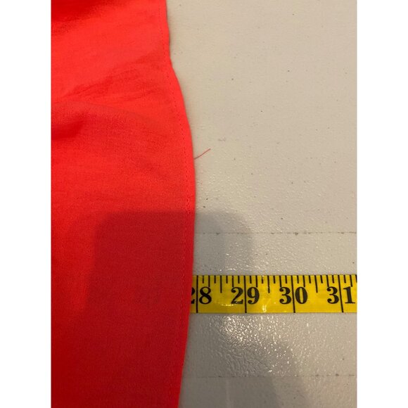 Skylar Rose Rose Strapless High Low Midi Red High-Low Ruffle Midi Skirt XS - Picture 9 of 12